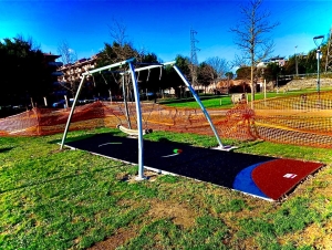 Arezzo, nuova area giochi e pavimentazione nel &quot;Parco Ducci&quot;.