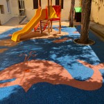 pavimentazione antitrauma in gomma colata per parco giochi a cecina livorno 5